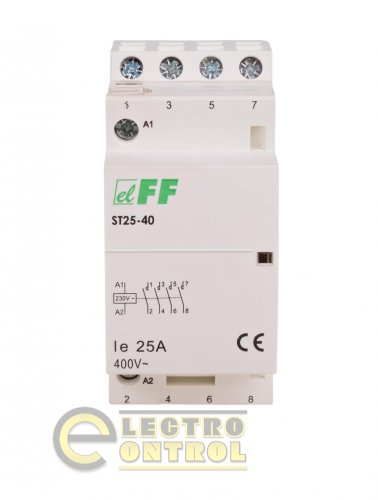 Контактор модульный ST25-40 4NO 25А