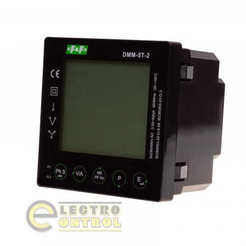 Анализатор параметров сети F&F DMM-5T-2 щитовой Modbus RTU