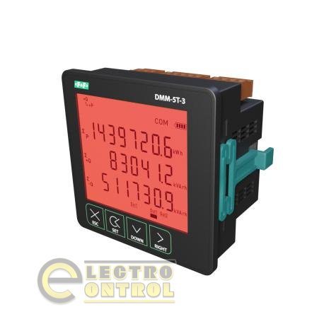 Анализатор параметров сети F&F DMM-5T-3 щитовой Modbus-RTU