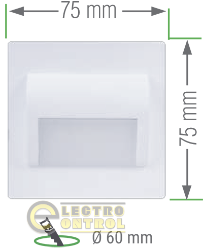 Сходовий світильник F&F LS-IAC Inga антрацит 6000K