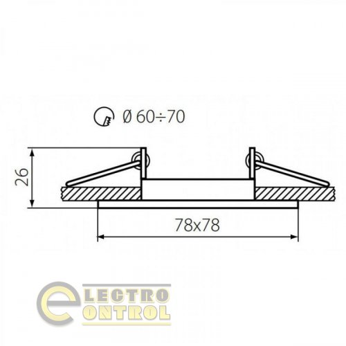 Точковий світильник Kanlux 26747 Nesta DSL-C