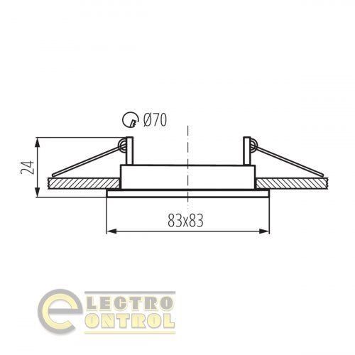 Точечный светильник Kanlux 26732 Alor DTL-B