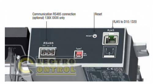 Перемикач навантаження Socomec 93844010 ATyS p M 4P 100А 230/400Vac з модулем зв'язку