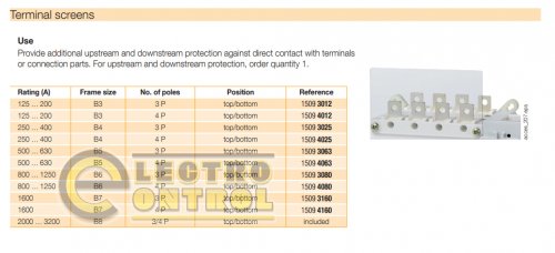 Захисний екран ввід/вивід 6-8p Socomec 15093012 SIRCOVER / SIRCO