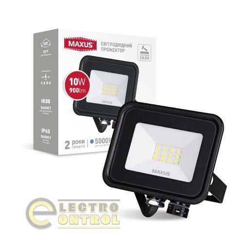 Прожектор светодиодный MAXUS 1-MFL-04-1050 FL-04 10W 5000K