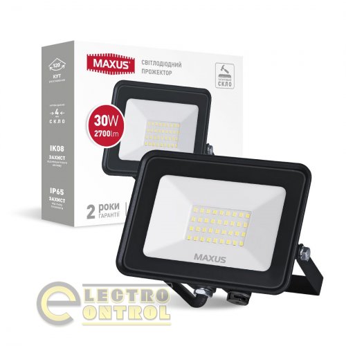 Прожектор MAXUS 1-MFL-04-3050 FL-04 30W 5000K