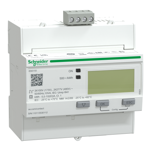 Лічильник електроенергії Schneider-Electric Acti9 A9MEM3150 трифазний 63А MODBUS