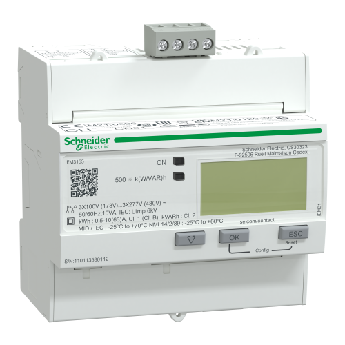 Лічильник електроенергії Schneider-Electric Acti9 A9MEM3155 трифазний 63А MODBUS MID