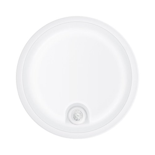Светильник светодиодный MAXUS 1-GBH-02-1250-C-PIR с инфракрасным датчиком движения GLOBAL GBH 02 12W 5000K circle PIR