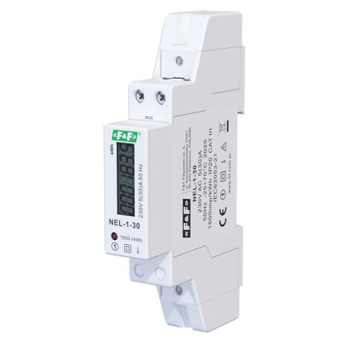 Счётчик электроэнергии F&F NEL-1-30 30A