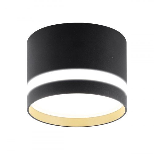 Світильник точковий накладний-врізний без лампи MAXUS MAX-GX53-BL Downlight Base GX53 Black 2in1