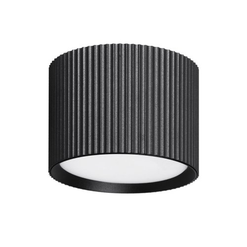 Світильник точковий накладний-врізний без лампи MAXUS MAX-W-GX53-BL Wave Downlight Base GX53 Black 2in1