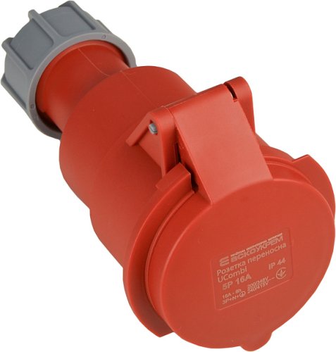 Розетка Аско-Укрем A0080010129 переносная серии UСombi 5P 16A IP44