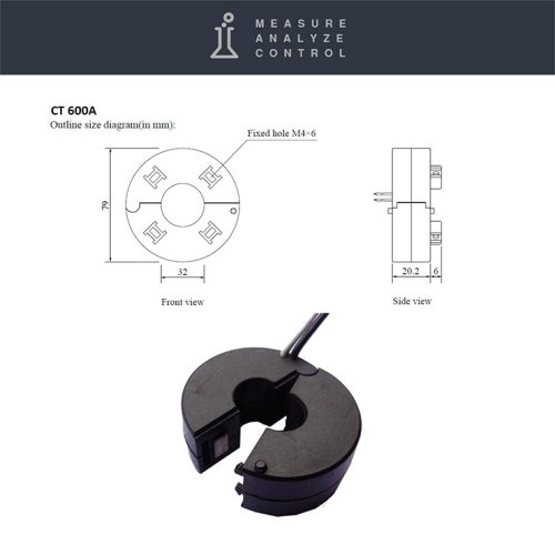 Умный счетчик электроэнергии с WiFi Smart-MAIC D103-60, трехфазный 600А