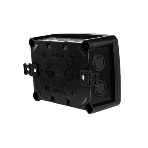 Коробка монтажна UEC JB-146-105-065-F-IP67-BL для відкритого встановлення без отворів 146х105х65мм IP67 із скобами чорна
