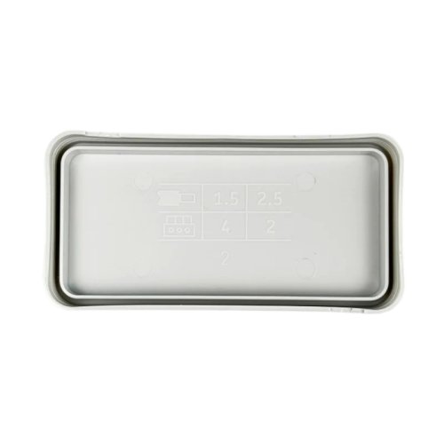 Монтажная коробка UEC JB-078-036-034-IP54-GR для открытой установки без отверстий 78х36х34мм IP54 серая
