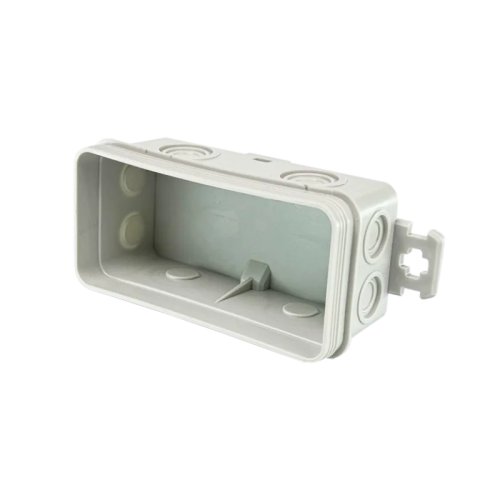 Монтажная коробка UEC JB-078-036-034-IP54-GR для открытой установки без отверстий 78х36х34мм IP54 серая
