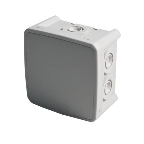 Коробка монтажна UEC JB-075-075-048-G-IP54-GR для відкритого встановлення 75х75х48мм IP54 сіра