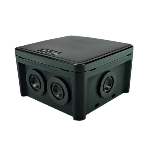 Коробка монтажна UEC JB-075-075-048-G-IP54-BL для відкритого встановлення 75х75х48мм IP54 чорна