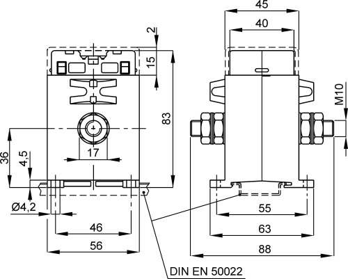 Трансформатор струму вимірювальний FRER TAC005030X01 TAC005 30A 30/1