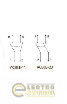 Блок контактов левосторонний ACBSE-11 (1н.о.+1н.з) 4648022