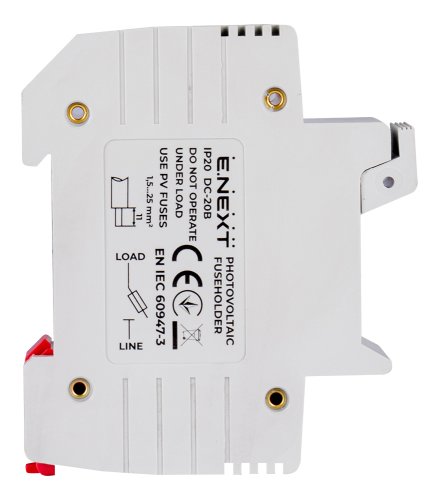 Держатель предохранителя Enext i0300007 на DIN-рейку e.fuse.gpv.1038.h1 gPV под предохранитель 10х38 1р 32А