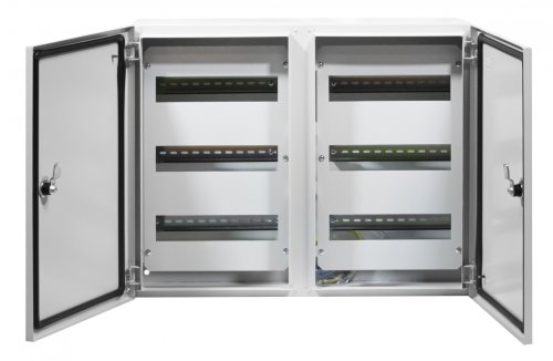 Корпус металевий PRO-UEA 131N72P54 ЩРн-72 IP54  з двома дверима