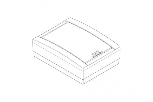 Корпус пластиковый 12 мод. UEA4312 навесной (В200хШ300хГ98), IP40