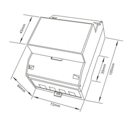 Трехфазный анализатор сети Eastron SDM630-WIFI TUYA 100А класс 1 WIFI