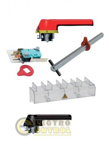 Рукоятка для LA3/LA4 Y-R на дверцята шафи (жовто-червона) 4665202
