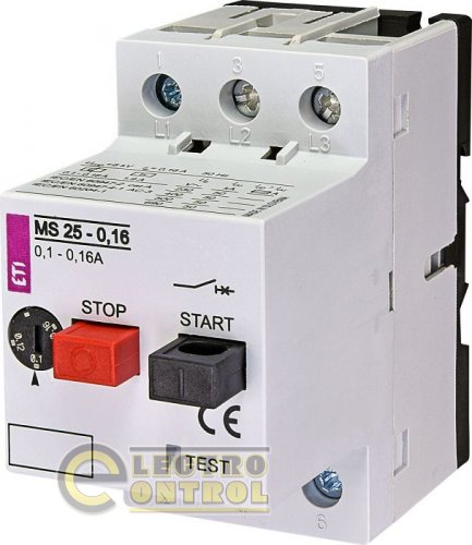 Автоматичний вимикач захисту двигуна MS25-1,6 4600060